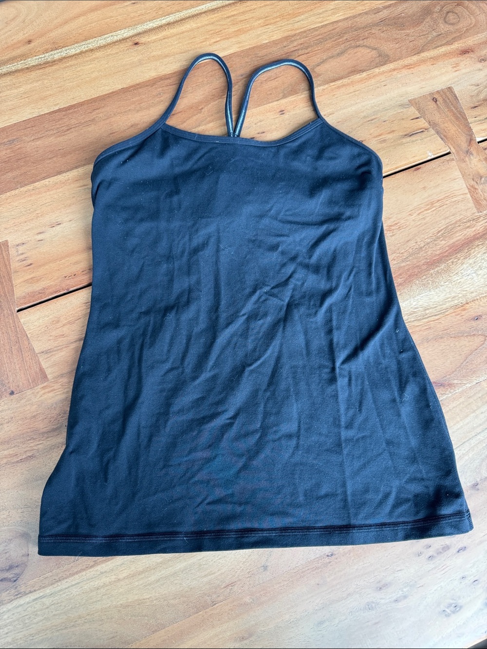 lululemon athletica Black Strappy Camisole Tank